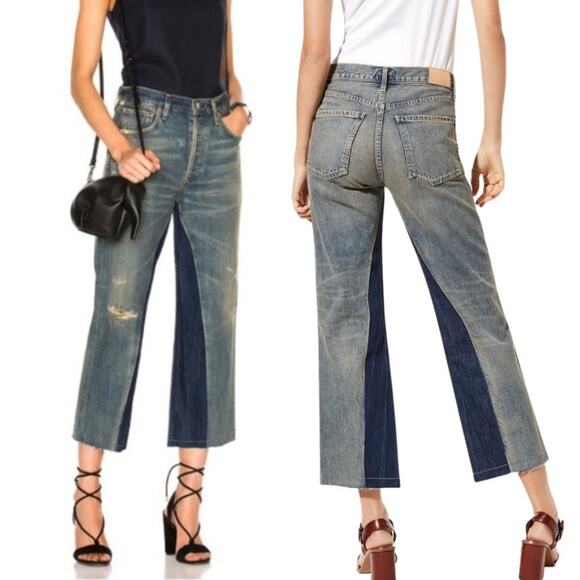 Citizens Of Humanity Denim - NWT Citizens of Humanity Cora Cropped Shadow Inseam in Livingston Wash, Sz 30